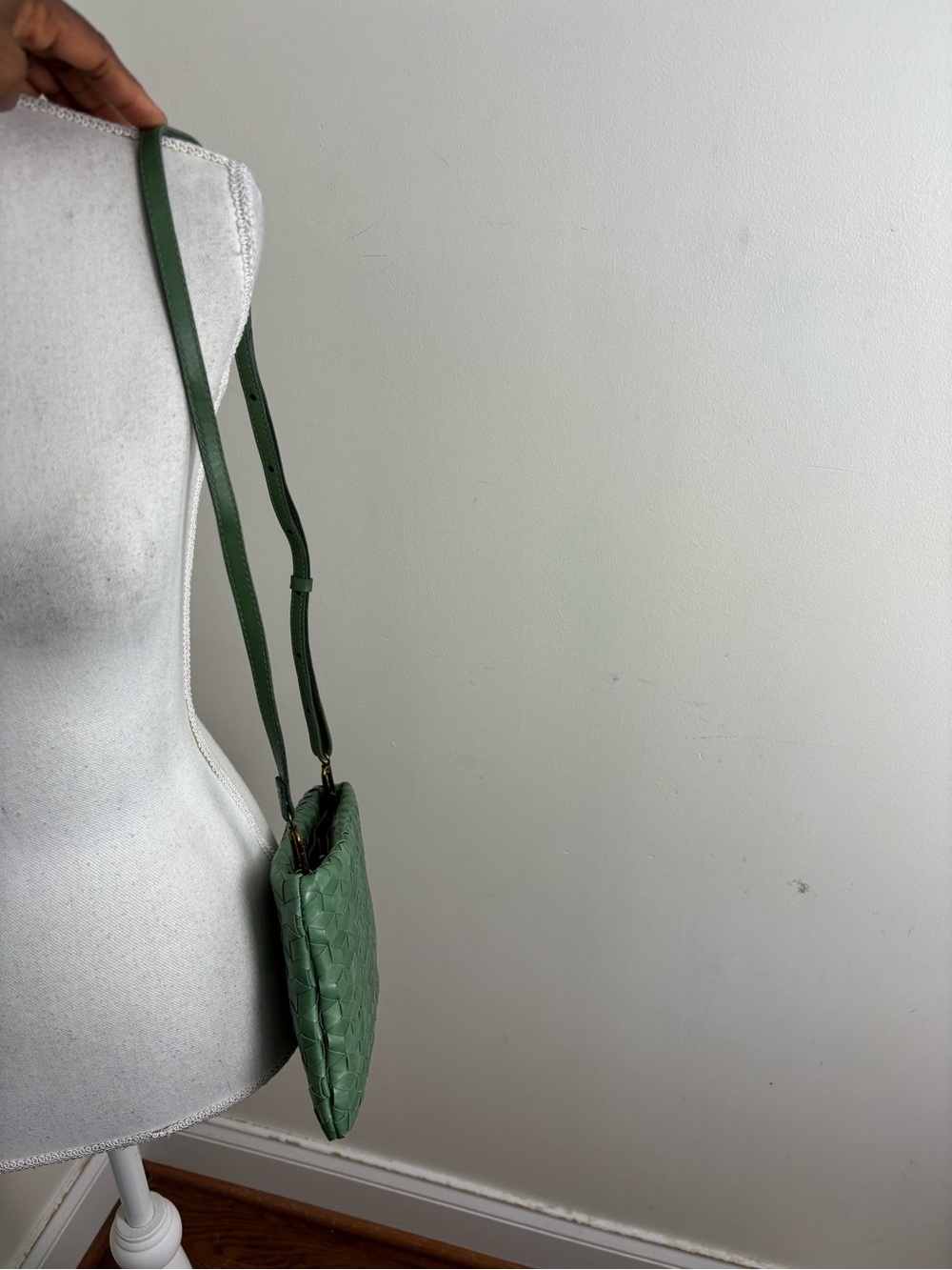 Madewell The Puff Crossbody Bag in Basil NWT - Picture 8 of 11